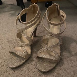 Kelly and Katie Silver and Gold Heels